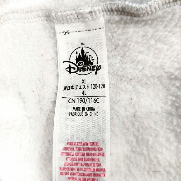 Disney Aladdin Grey Abu as Elephant Pullover Adult Hoodie from Oh My Disney - Picture 9 of 15